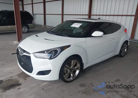 2013 Hyundai Veloster Base W/Gray z USA, uszkodzony, nr VIN KMHTC6AD3DU171621